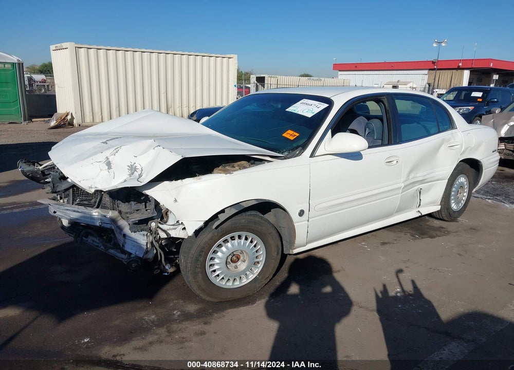 2001 BUICK LESABRE CUSTOM VIN: 1G4HP54K214155579