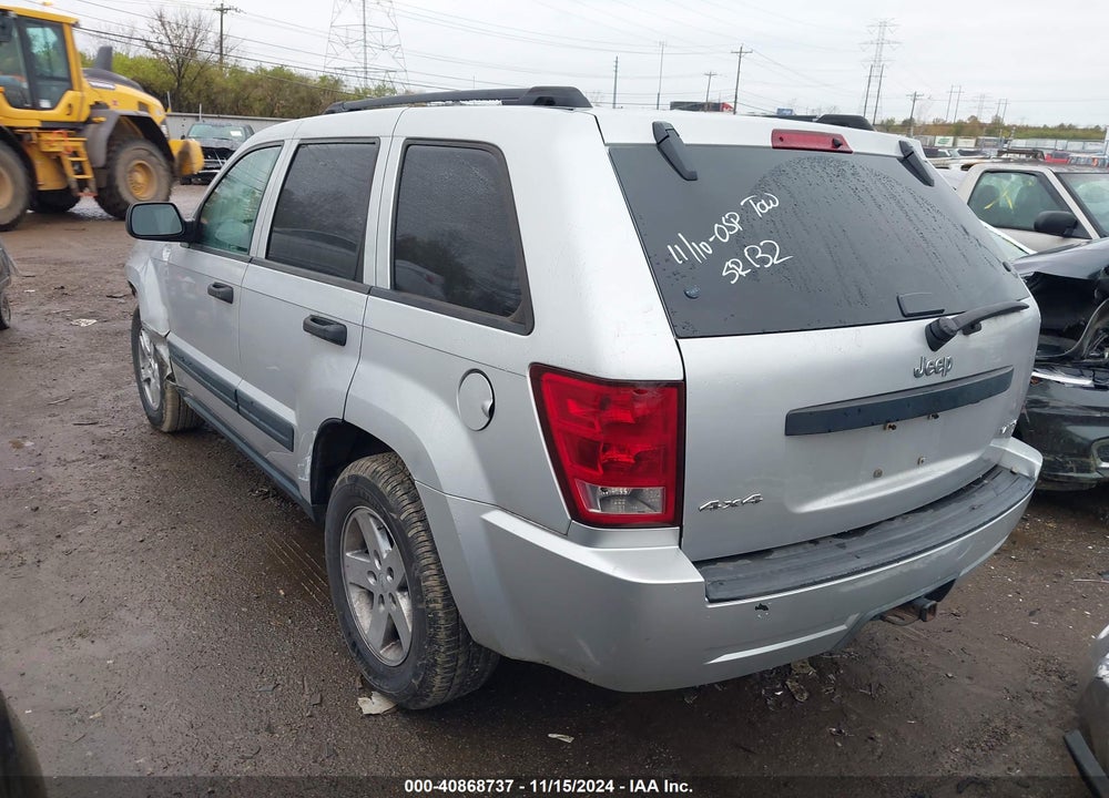 2005 JEEP GRAND CHEROKEE LAREDO VIN: 1J4GR48K55C508997