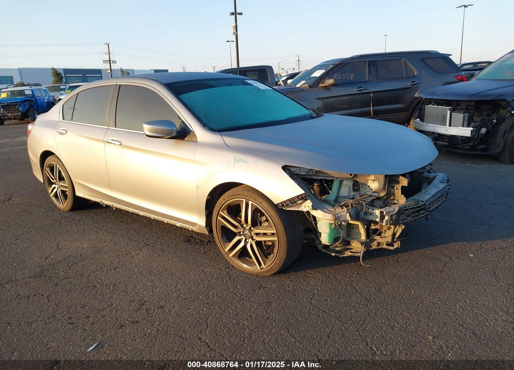 2017 HONDA ACCORD SPORT SE VIN: 1HGCR2F13HA051787