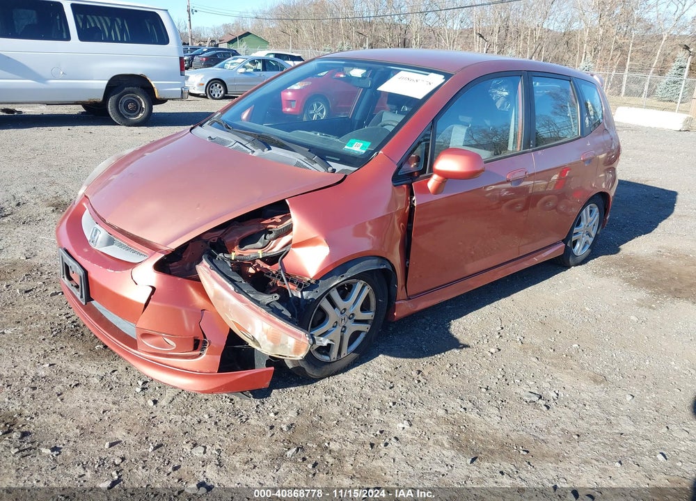 2008 HONDA FIT SPORT VIN: JHMGD38658S003200