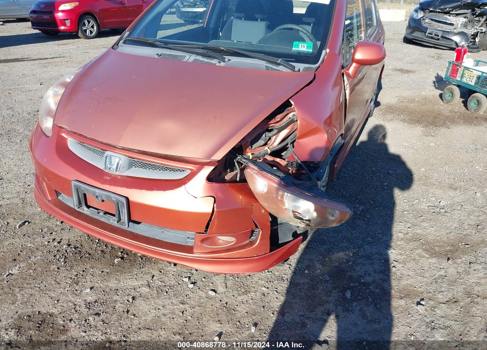 2008 HONDA FIT SPORT VIN: JHMGD38658S003200