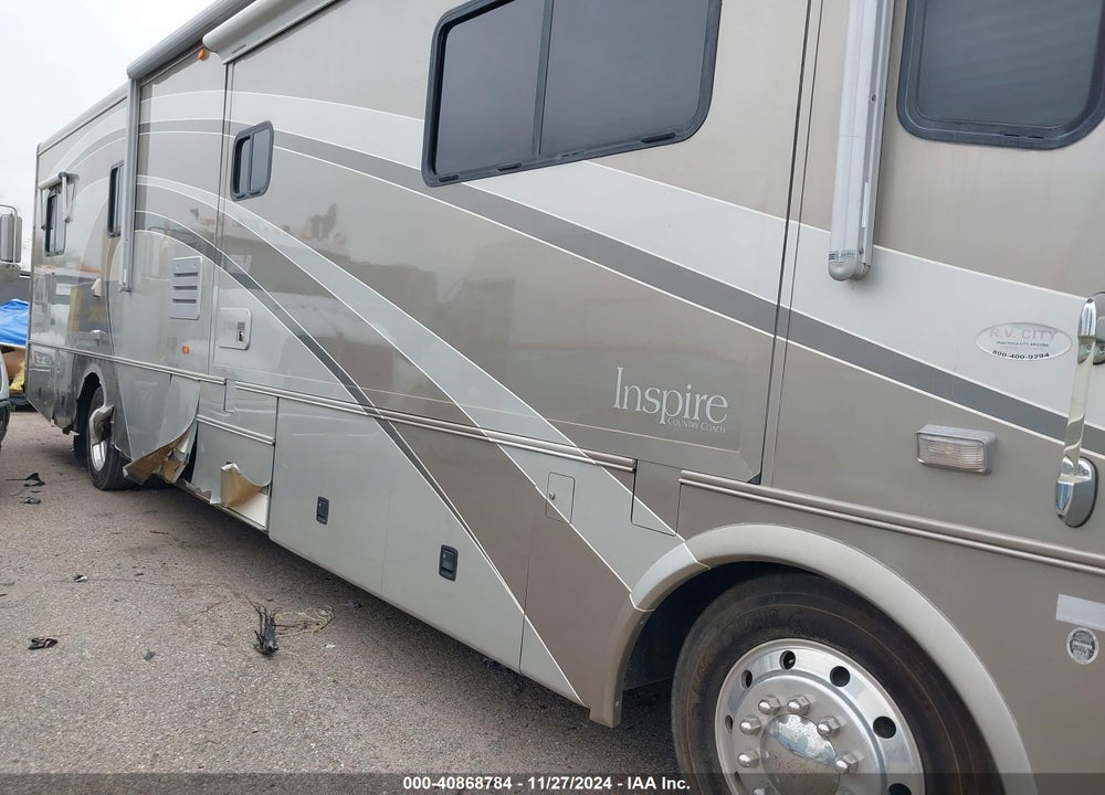 2004 COUNTRY COACH MOTORHOME INSPIRE VIN: 4U7K5EK1841103569