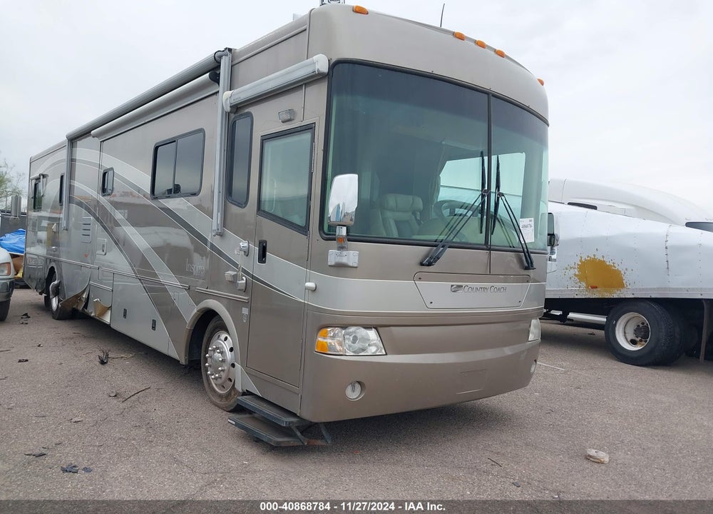 2004 COUNTRY COACH MOTORHOME INSPIRE VIN: 4U7K5EK1841103569