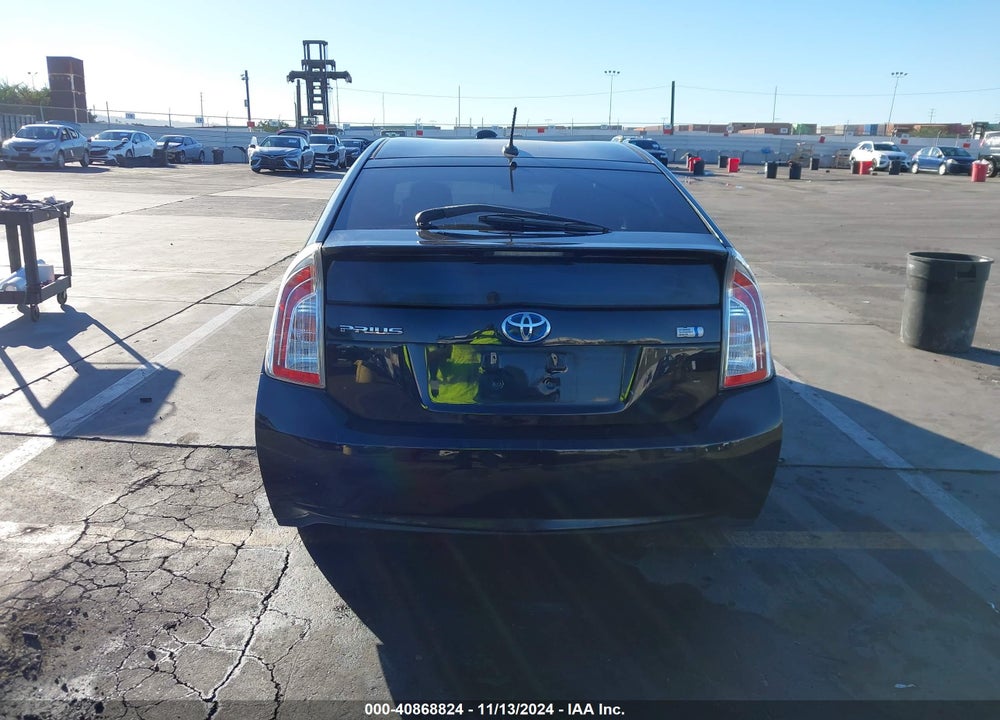 2013 TOYOTA PRIUS THREE VIN: JTDKN3DU5D5598801