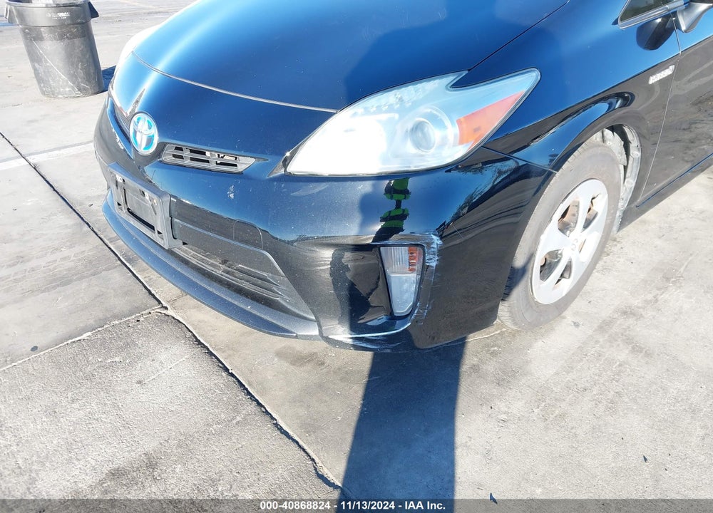 2013 TOYOTA PRIUS THREE VIN: JTDKN3DU5D5598801