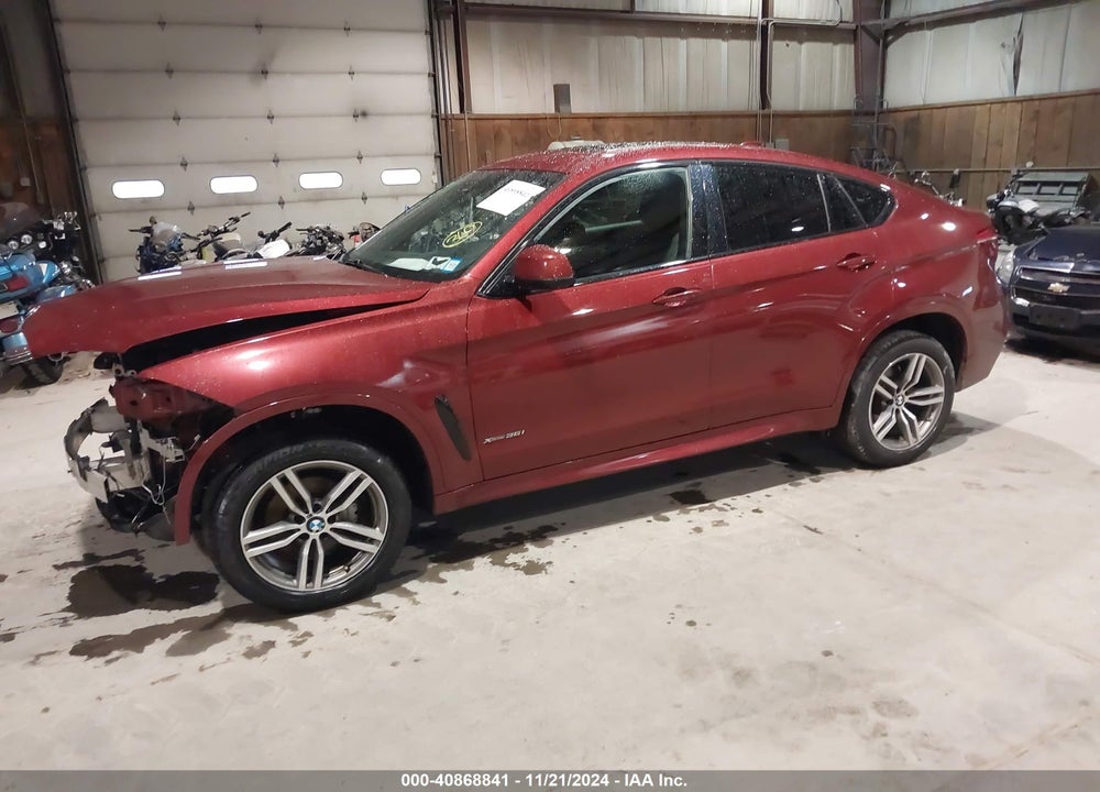 2017 BMW X6 XDRIVE35I VIN: 5UXKU2C53H0N84386