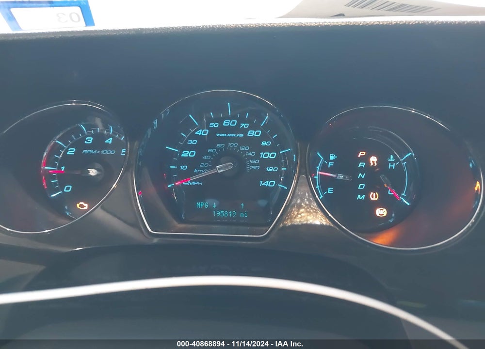 2010 FORD TAURUS VIN: 1FAHP2FW2AG107121