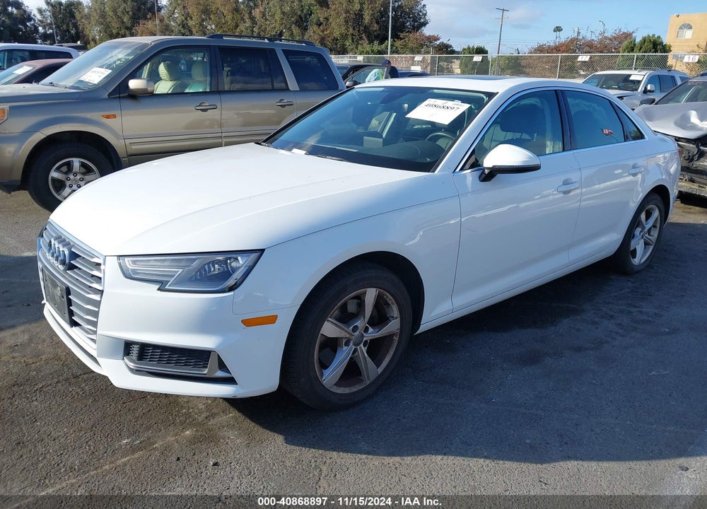 2019 AUDI A4 40 PREMIUM/40 TITANIUM PREMIUM VIN: WAUGMAF4XKA047856