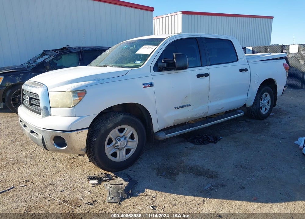 2008 TOYOTA TUNDRA SR5 5.7L V8 VIN: 5TFEV54128X043782