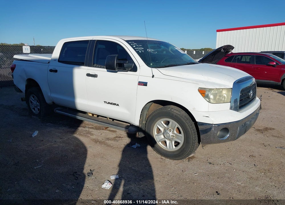 2008 TOYOTA TUNDRA SR5 5.7L V8 VIN: 5TFEV54128X043782