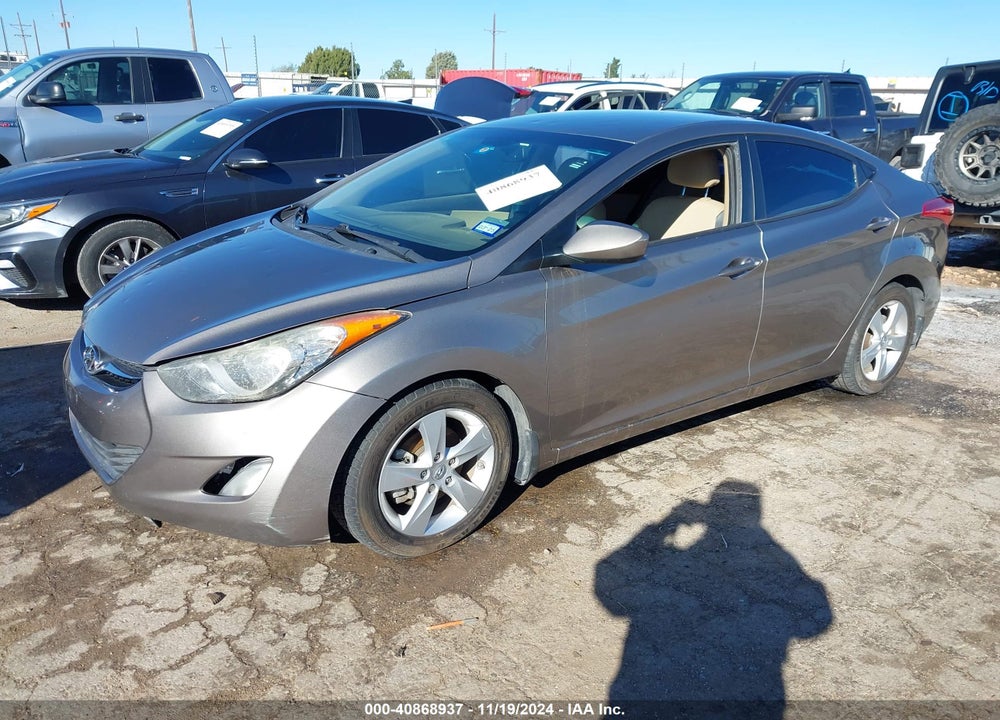 2013 HYUNDAI ELANTRA GLS VIN: 5NPDH4AEXDH179720