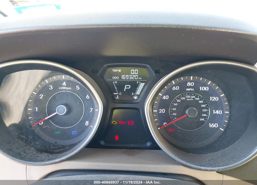 2013 HYUNDAI ELANTRA GLS VIN: 5NPDH4AEXDH179720