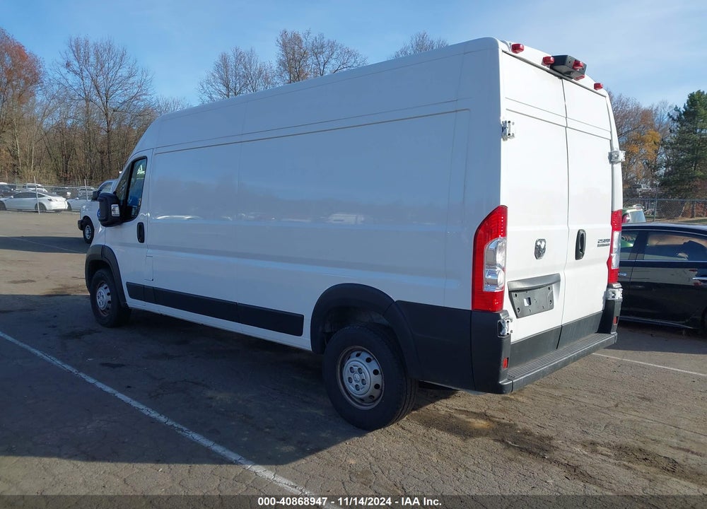 2023 RAM PROMASTER 2500 HIGH ROOF 159 WB VIN: 3C6LRVDG6PE545426