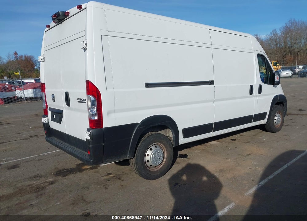 2023 RAM PROMASTER 2500 HIGH ROOF 159 WB VIN: 3C6LRVDG6PE545426