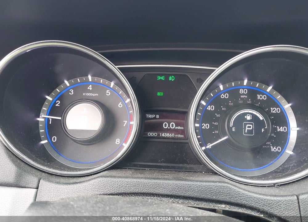2013 HYUNDAI SONATA GLS VIN: 5NPEB4AC6DH711694