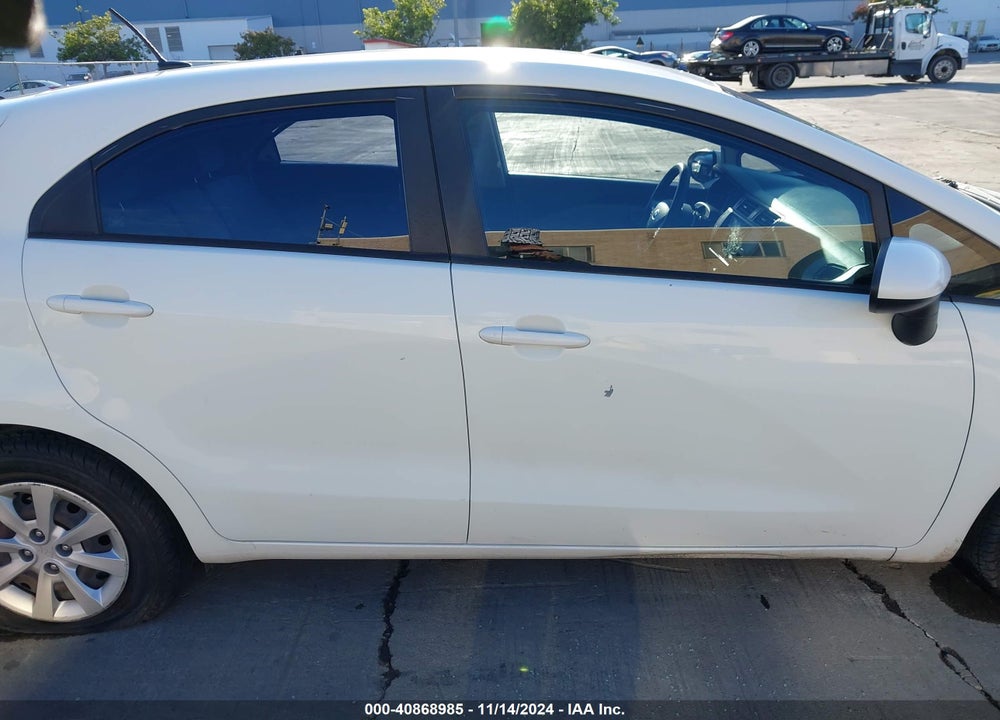 2014 KIA RIO LX VIN: KNADM5A36E6376764