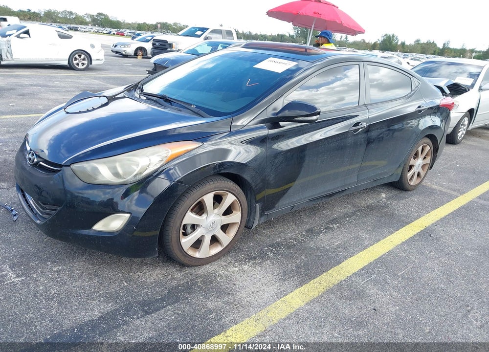 2013 HYUNDAI ELANTRA LIMITED VIN: KMHDH4AE1DU506152
