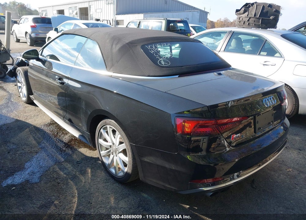 2018 AUDI S5 3.0T PREMIUM PLUS VIN: WAU24GF53JN012055