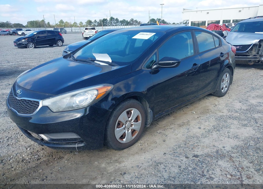 2016 KIA FORTE LX VIN: KNAFK4A67G5588889