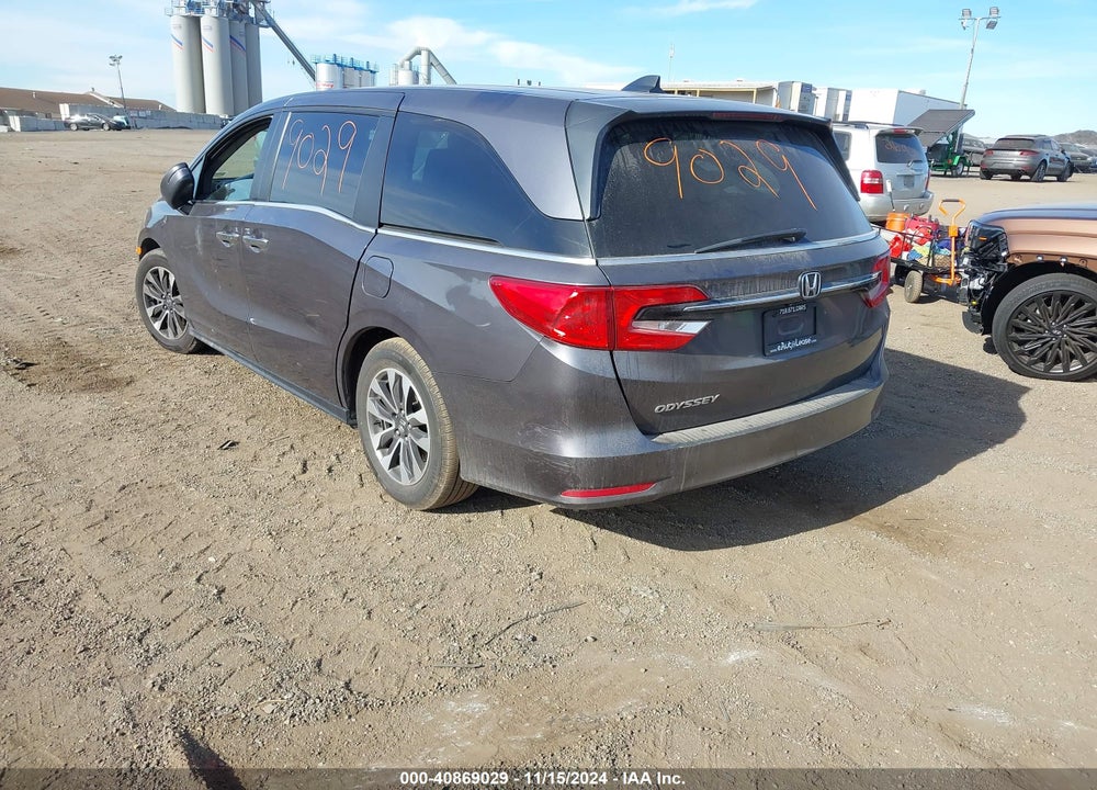 2022 HONDA ODYSSEY EX-L VIN: 5FNRL6H71NB038218