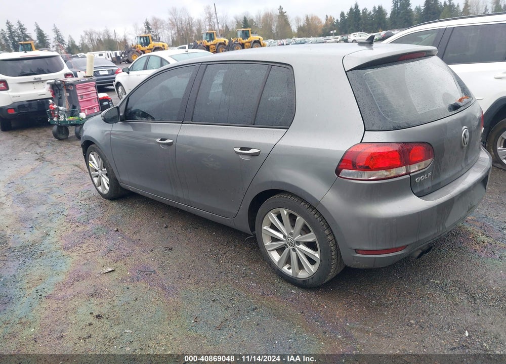2013 VOLKSWAGEN GOLF 2.0L TDI 4-DOOR VIN: WVWDM7AJ7DW043131