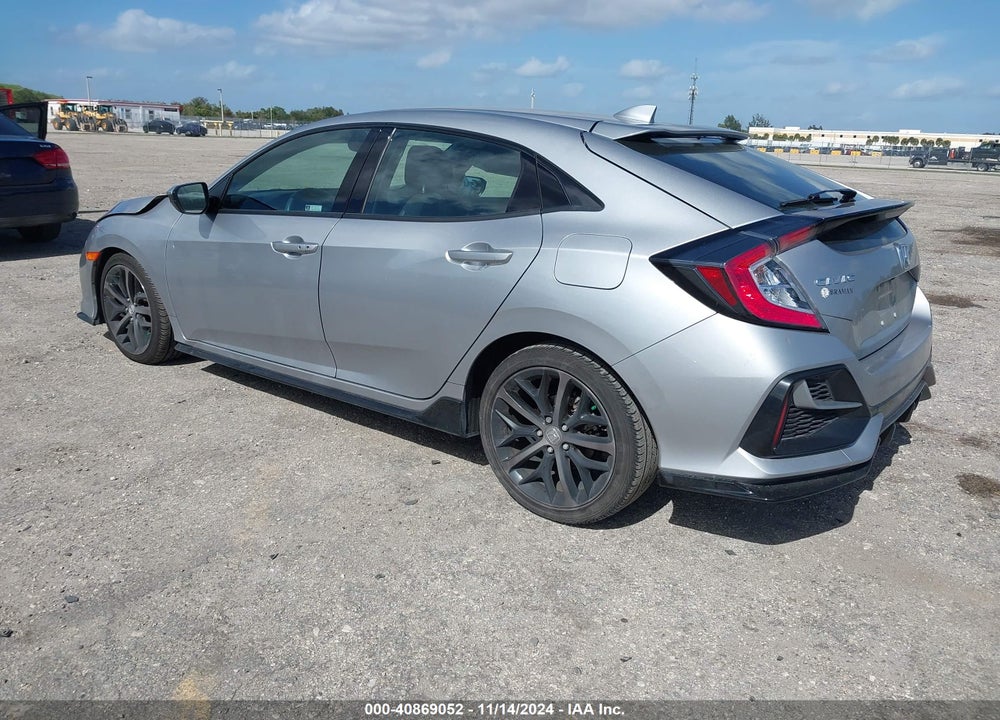 2021 HONDA CIVIC SPORT VIN: SHHFK7H47MU228734