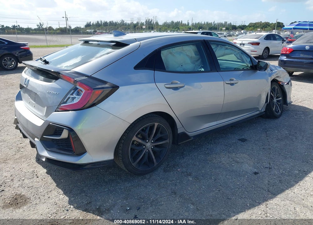 2021 HONDA CIVIC SPORT VIN: SHHFK7H47MU228734