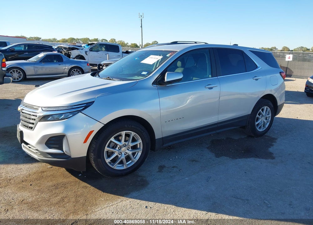 2022 CHEVROLET EQUINOX FWD LT VIN: 3GNAXKEV5NL107207