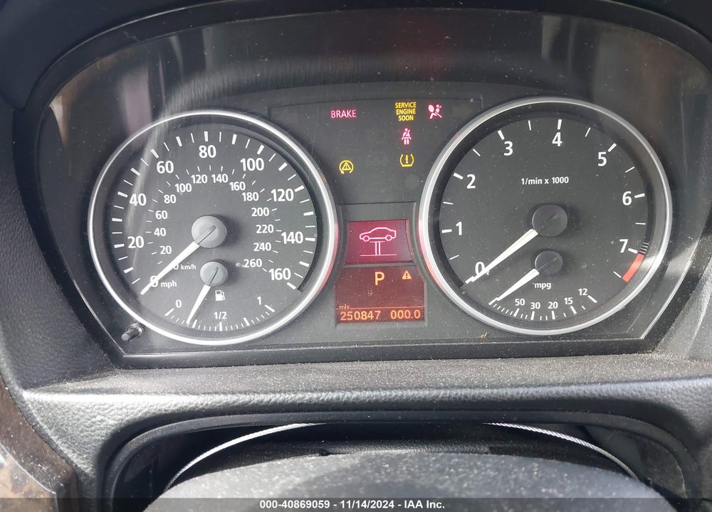 2007 BMW 328XI VIN: WBAVC73547KP32706