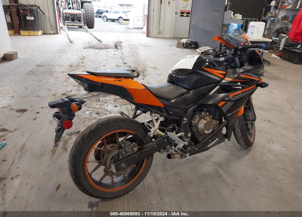 2017 HONDA CBR500 R VIN: MLHPC4417H5400035