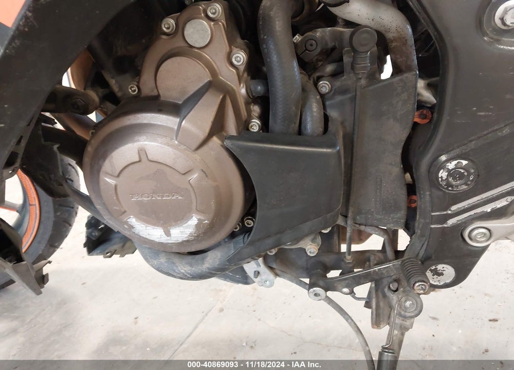 2017 HONDA CBR500 R VIN: MLHPC4417H5400035