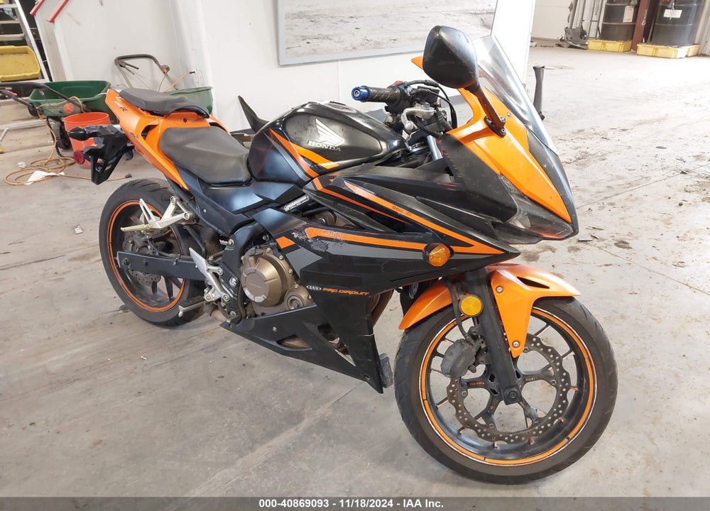 2017 HONDA CBR500 R VIN: MLHPC4417H5400035