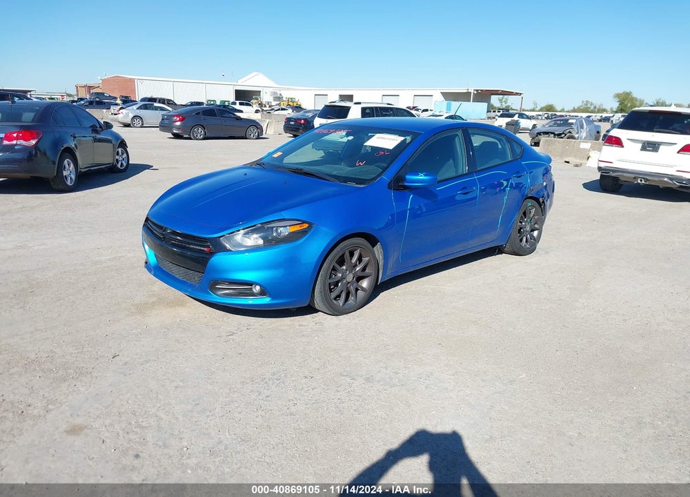 2016 DODGE DART SXT VIN: 1C3CDFBB6GD539460