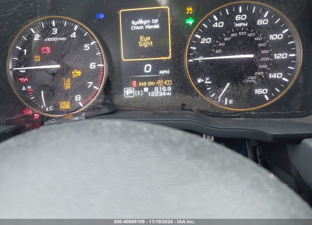 2024 SUBARU CROSSTREK WILDERNESS VIN: 4S4GUHU64R3749603