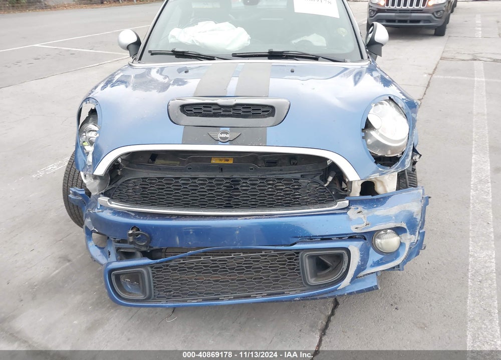 2013 MINI COUPE COOPER S VIN: WMWSX3C53DT466326