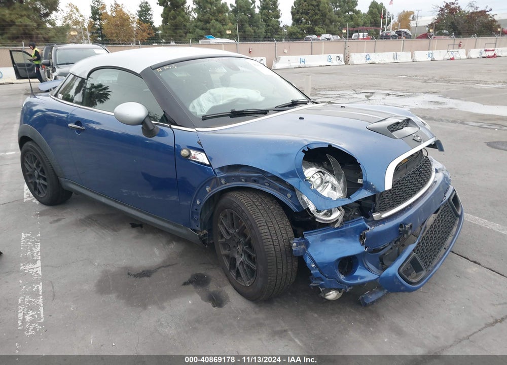 2013 MINI COUPE COOPER S VIN: WMWSX3C53DT466326