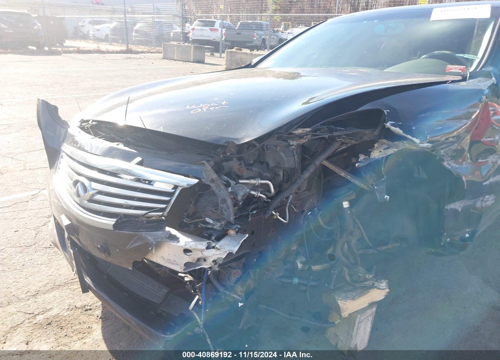 2012 INFINITI G37X VIN: JN1CV6AR7CM974752
