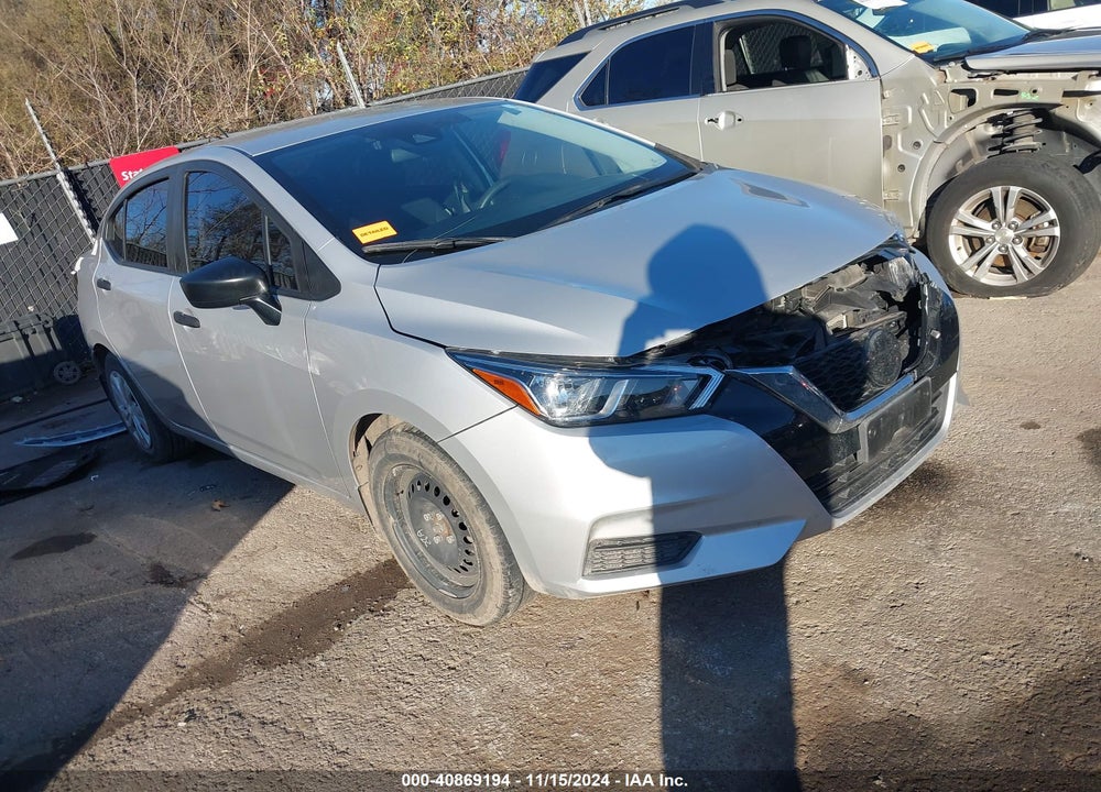 2021 NISSAN VERSA S XTRONIC CVT VIN: 3N1CN8DV0ML900296