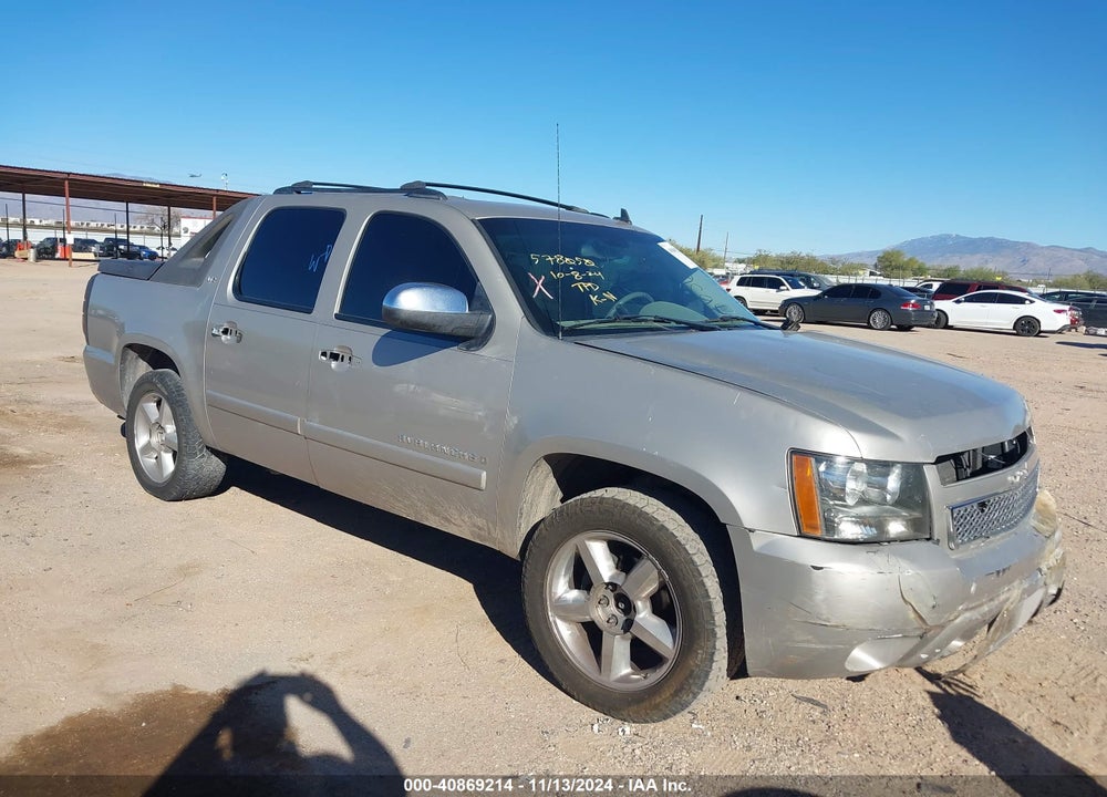 2007 CHEVROLET AVALANCHE 1500 LTZ VIN: 3GNFK12337G317656