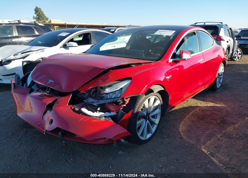 2020 TESLA MODEL 3 LONG RANGE DUAL MOTOR ALL-WHEEL DRIVE VIN: 5YJ3E1EB0LF638432