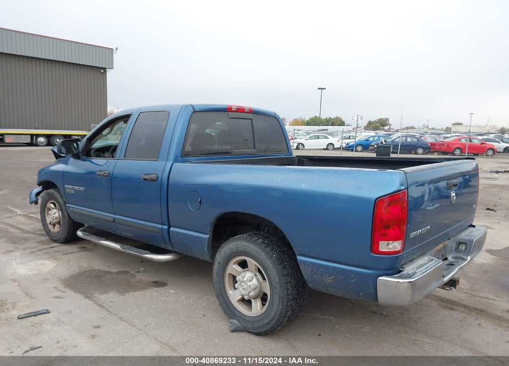 2005 DODGE RAM 2500 SLT/LARAMIE VIN: 3D7KR28C25G866526