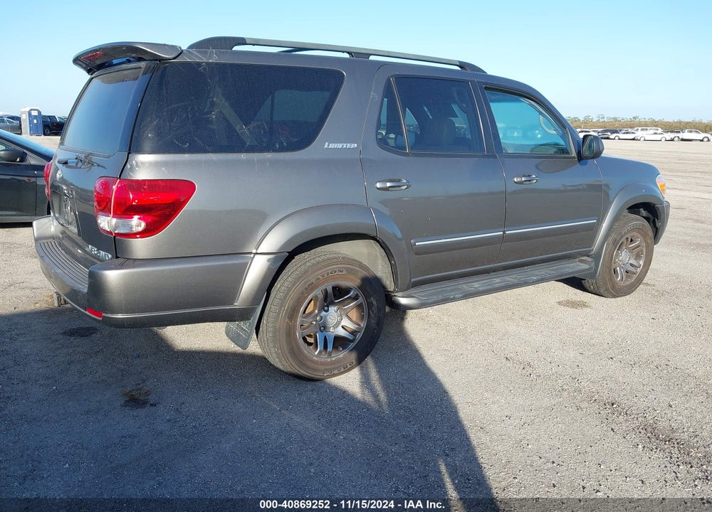 2006 TOYOTA SEQUOIA LIMITED V8 VIN: 5TDBT48A76S272586