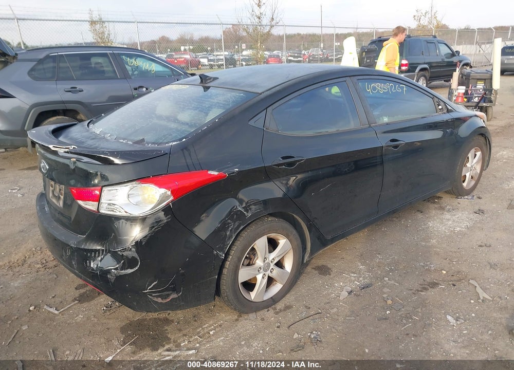 2012 HYUNDAI ELANTRA GLS VIN: 5NPDH4AE5CH113526