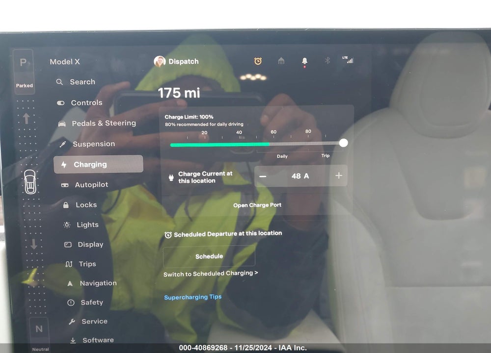 2023 TESLA MODEL X DUAL MOTOR ALL-WHEEL DRIVE/STANDARD RANGE VIN: 7SAXCAE52PF365066