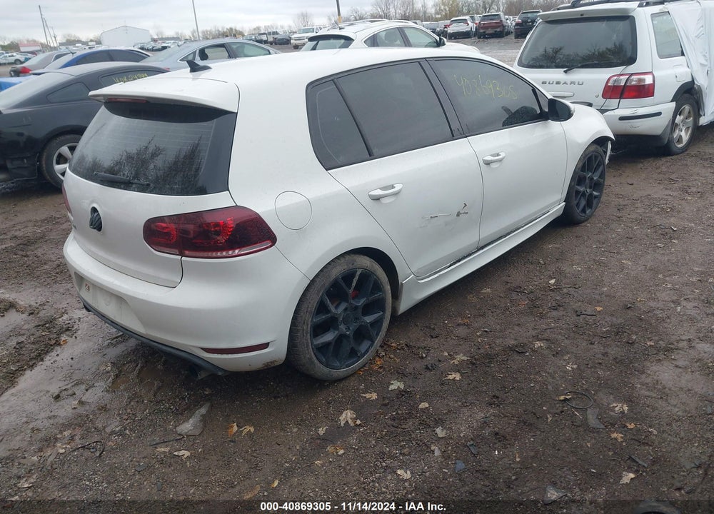 2013 VOLKSWAGEN GTI DRIVERS EDITION VIN: WVWHD7AJ1DW135160