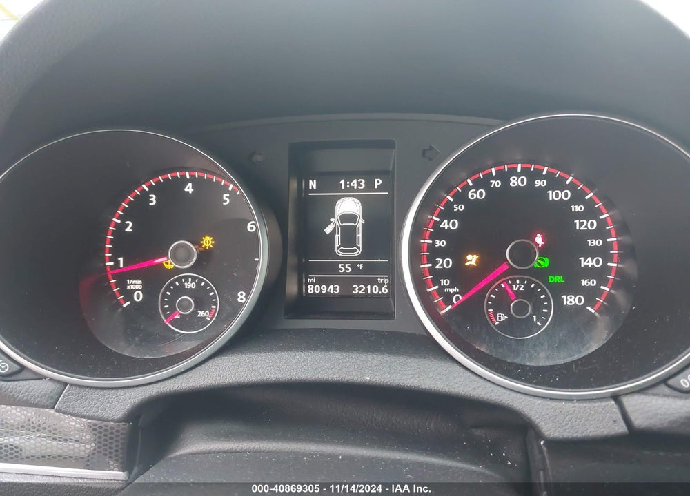 2013 VOLKSWAGEN GTI DRIVERS EDITION VIN: WVWHD7AJ1DW135160