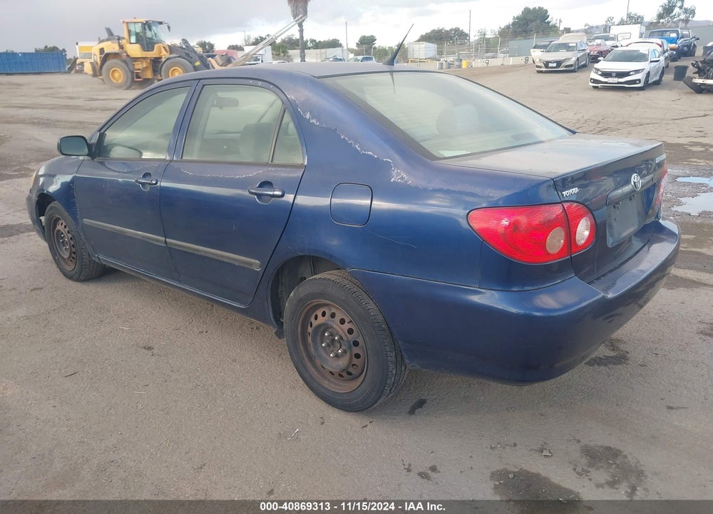 2007 TOYOTA COROLLA CE VIN: JTDBR32E270132177