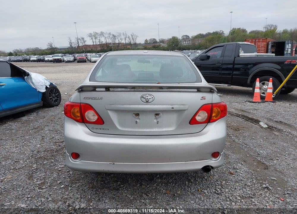 2009 TOYOTA COROLLA S VIN: 2T1BU40E19C151870
