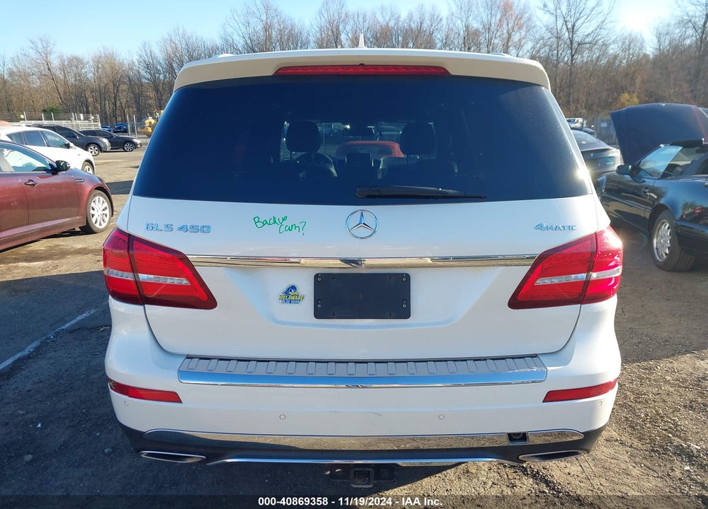 2018 MERCEDES-BENZ GLS 450 VIN: 4JGDF6EE1JB031623