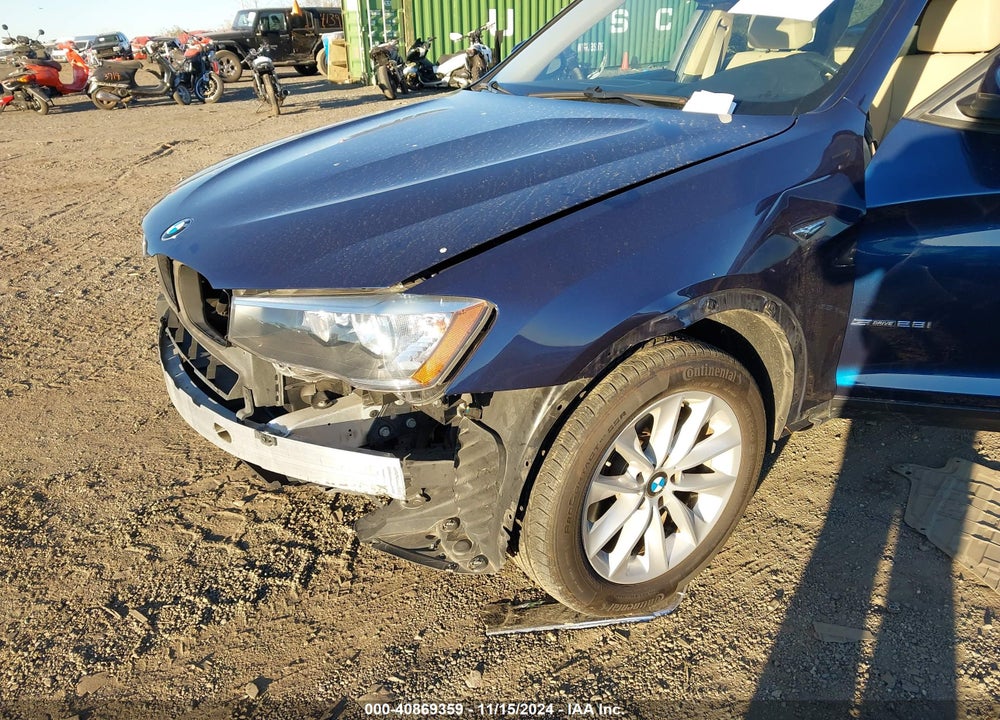 2017 BMW X3 SDRIVE28I VIN: 5UXWZ7C3XH0X43046